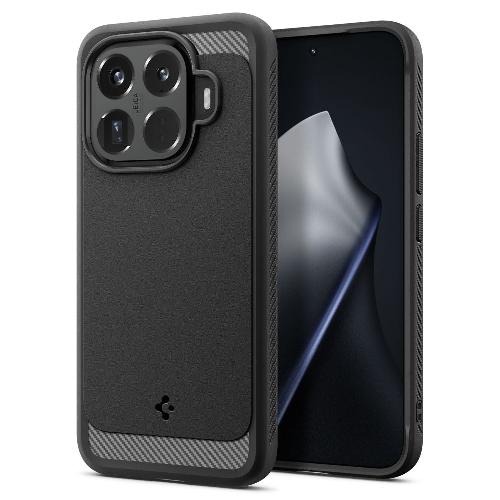 Etui til Xiaomi 15T Pro, Spigen, Rugged Armor, Sort ACS11152