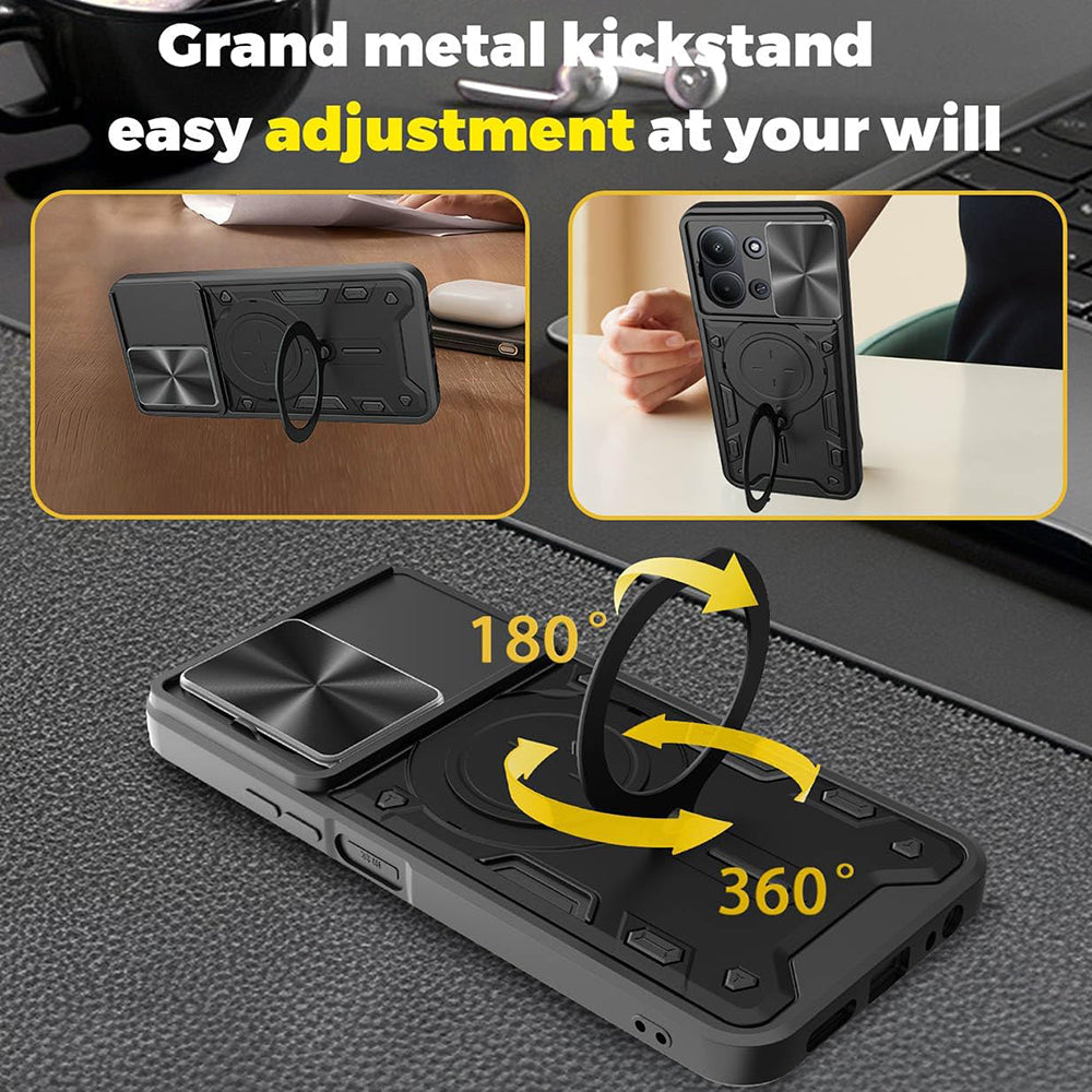 Cover til Xiaomi 15T Pro, Techsuit, CamGuard Pro, Sort