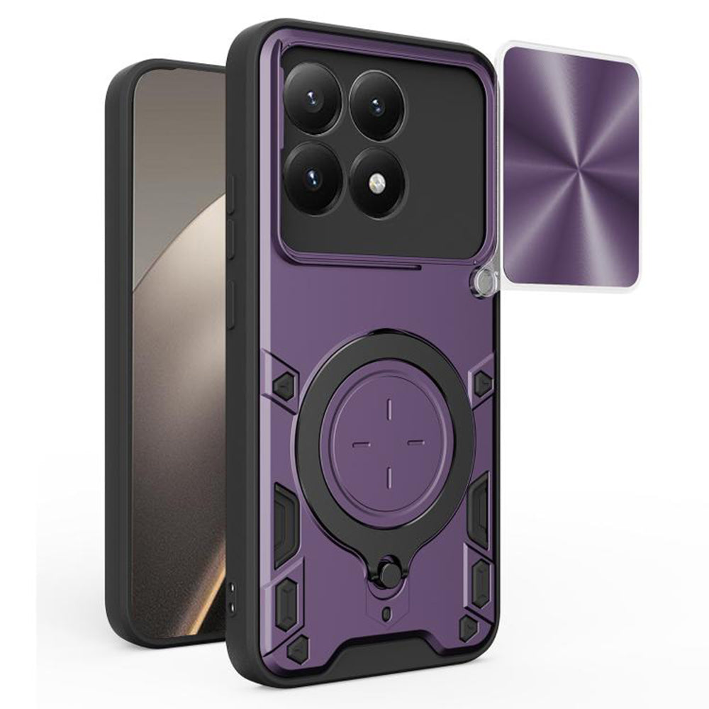 Hus til Xiaomi 15T, Techsuit, CamGuard Pro, Lilla