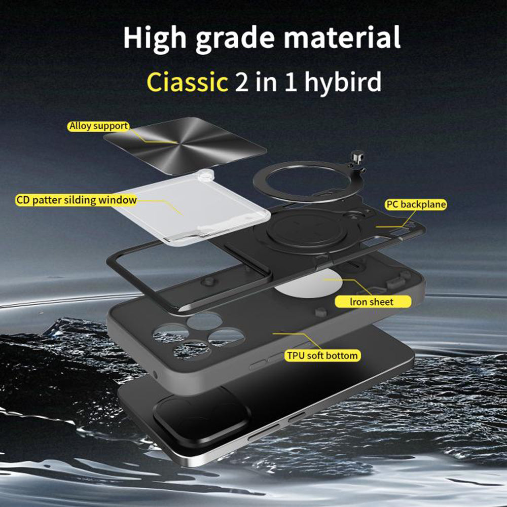 Hus til Xiaomi 15T, Techsuit, CamGuard Pro, Lilla