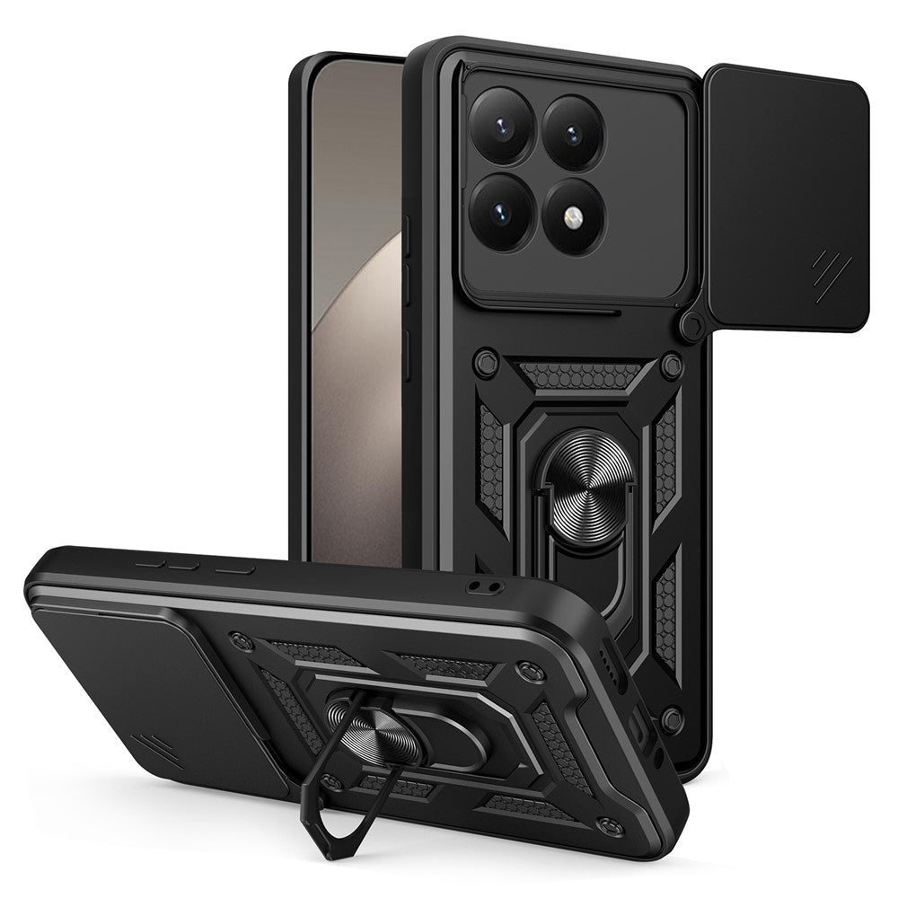 Etui til Xiaomi 15T, Techsuit, CamShield, Sort
