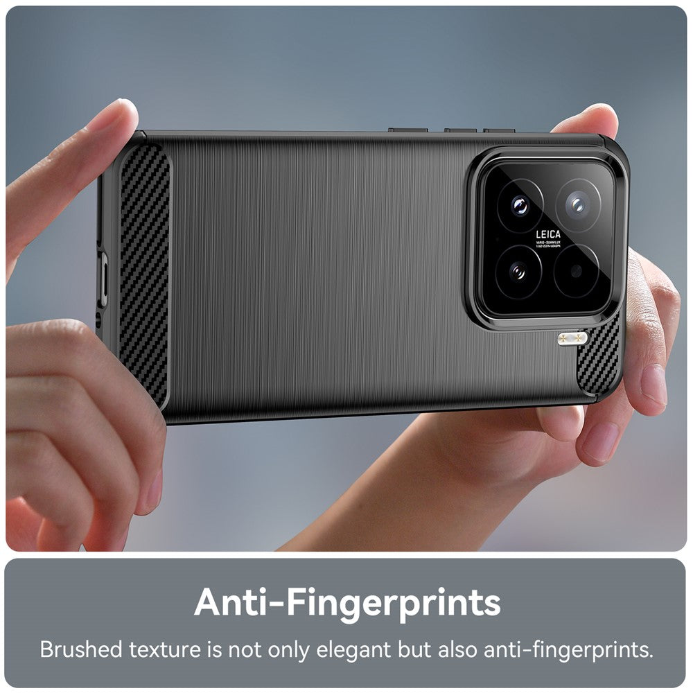 Etui til Xiaomi 15T, Techsuit, Carbon, Sort