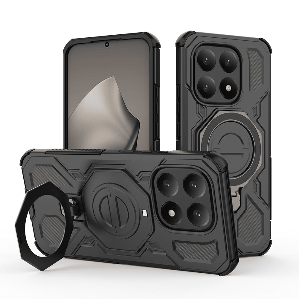 Cover til Xiaomi 15T, Techsuit, Carbon Shield Pro, Sort