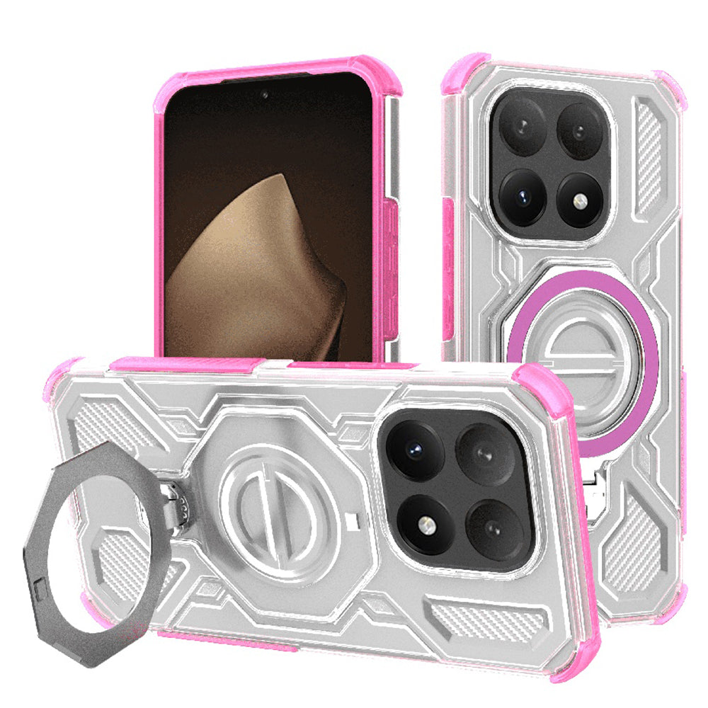 Etui til Xiaomi 15T, Techsuit, Carbon Shield Pro, Pink