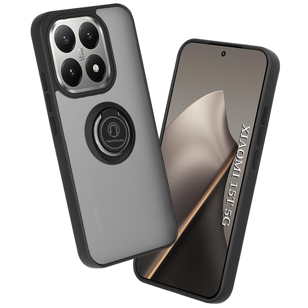 Etui til Xiaomi 15T, Techsuit, Glinth, Sort