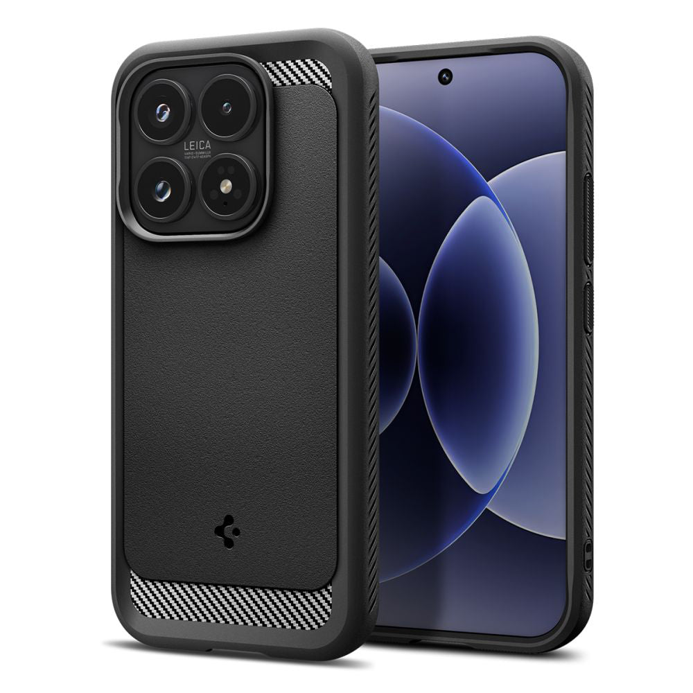 Etui til Xiaomi 17, Spigen, Rugged Armor, Mat Sort ACS10458