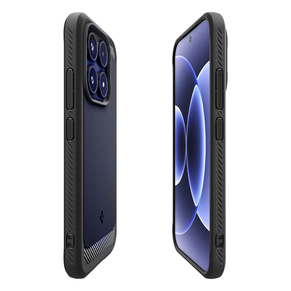 Etui til Xiaomi 17, Spigen, Rugged Armor, Mat Sort ACS10458