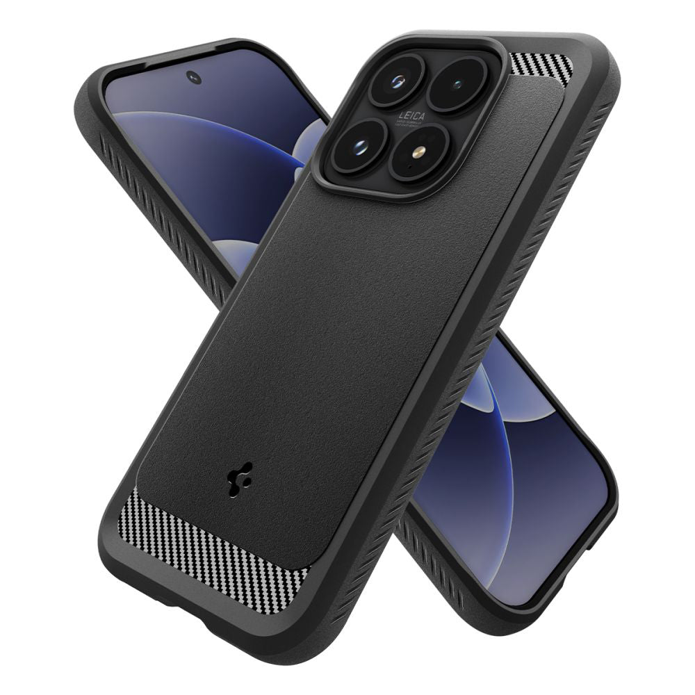 Etui til Xiaomi 17, Spigen, Rugged Armor, Mat Sort ACS10458