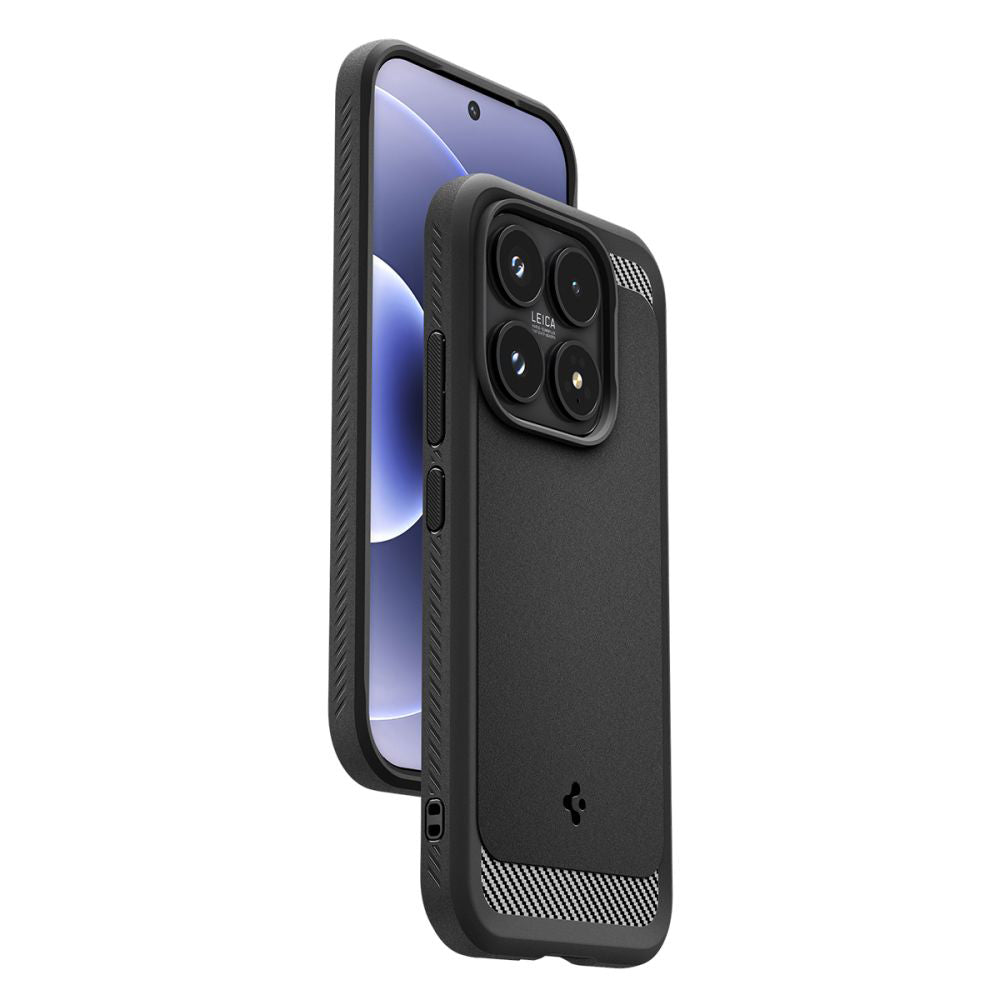 Etui til Xiaomi 17, Spigen, Rugged Armor, Mat Sort ACS10458