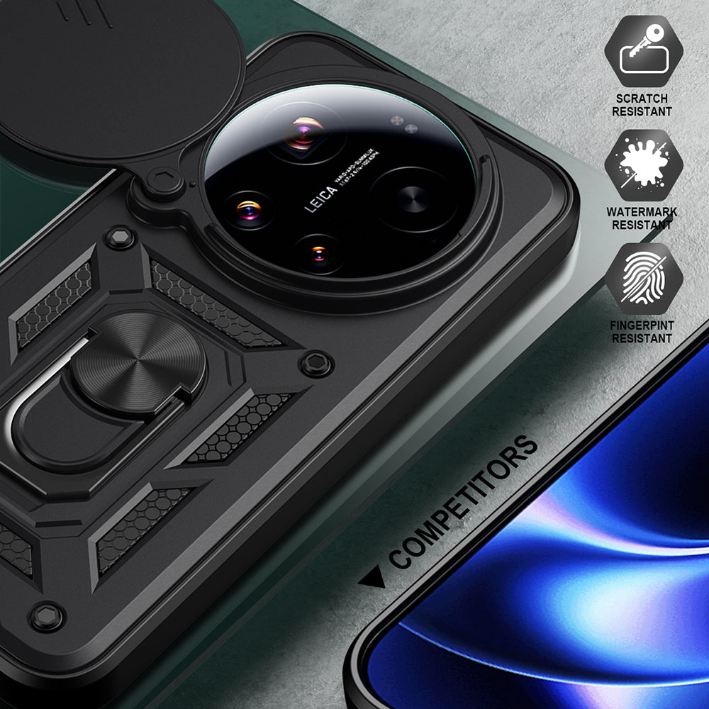 Cover til Xiaomi 17 Ultra, Techsuit, CamShield, Blå