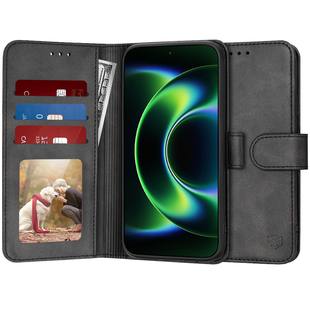 Etui til Xiaomi 17 Ultra, Techsuit, Diary Book, Sort
