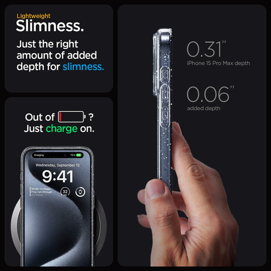 Cover til Xiaomi 17T Pro, Techsuit, SparkleSkin, Transparent