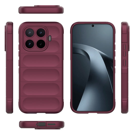 Cover til Xiaomi 17T, Techsuit, Magic Shield, Vinrød