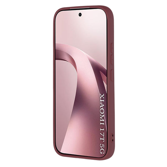 Cover til Xiaomi 17T, Techsuit, SoftFlex, Vinrød