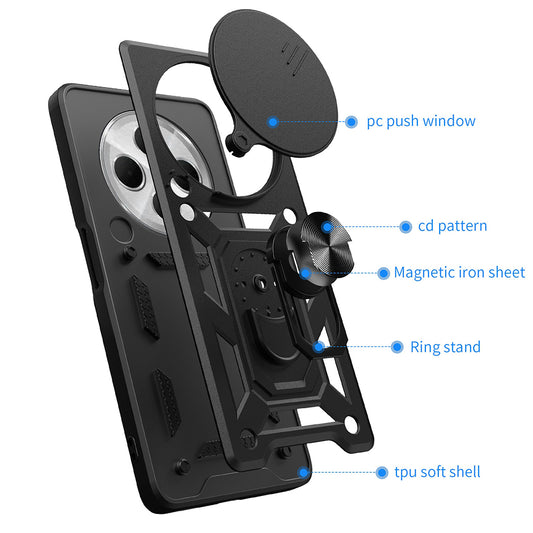 Case for Xiaomi Poco C75 / Redmi 14C, Techsuit, CamShield, Pink