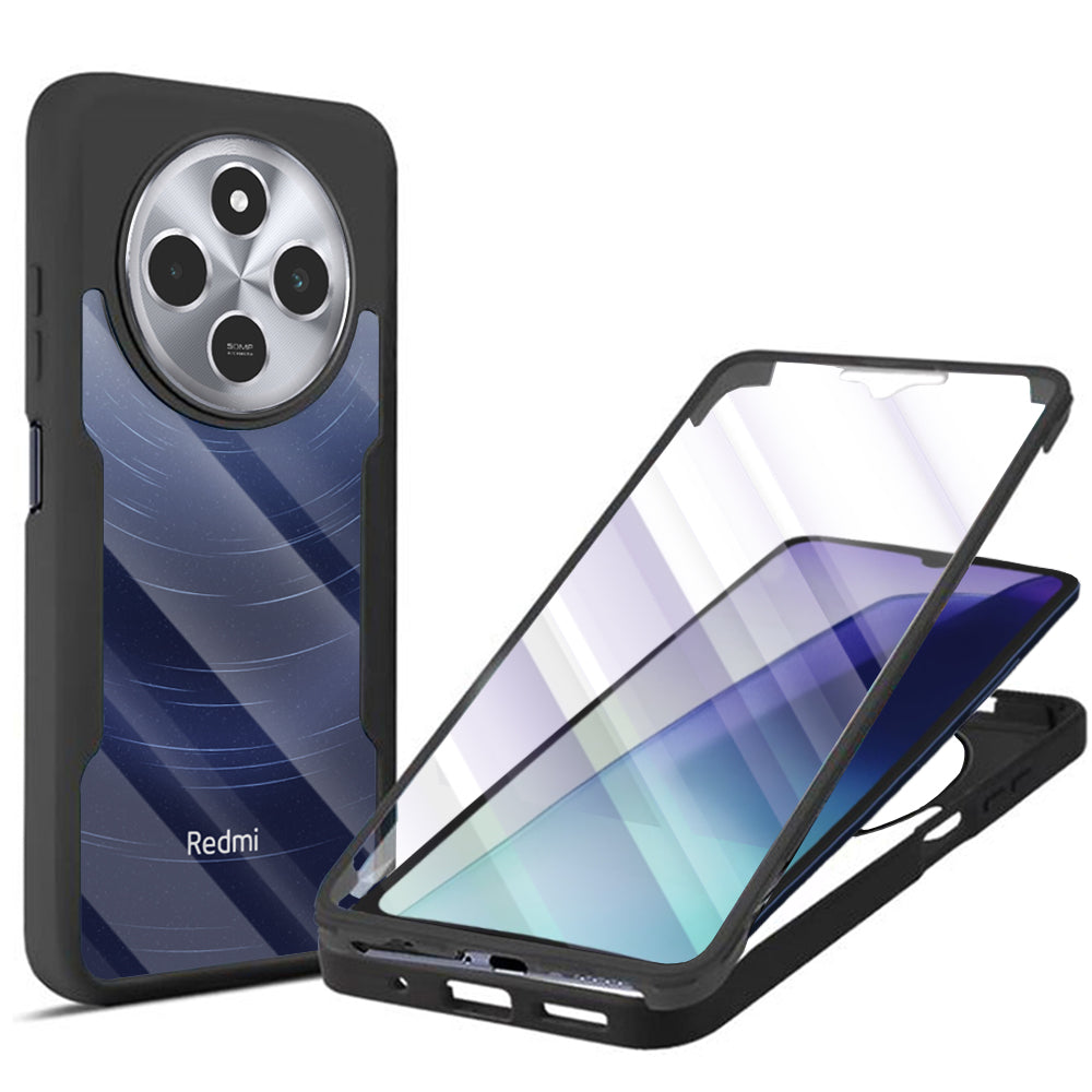 Cover til Xiaomi Poco C75 / Redmi 14C, Techsuit, ColorVerse 360, Sort