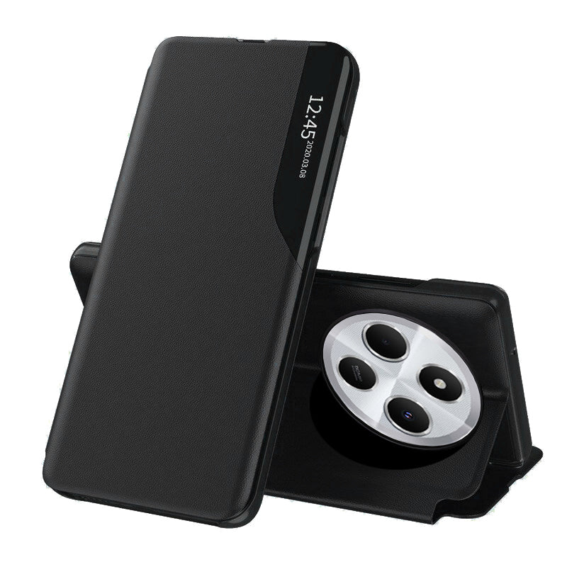 Cover til Xiaomi Poco C75 / Redmi 14C, Techsuit, eFold, Sort