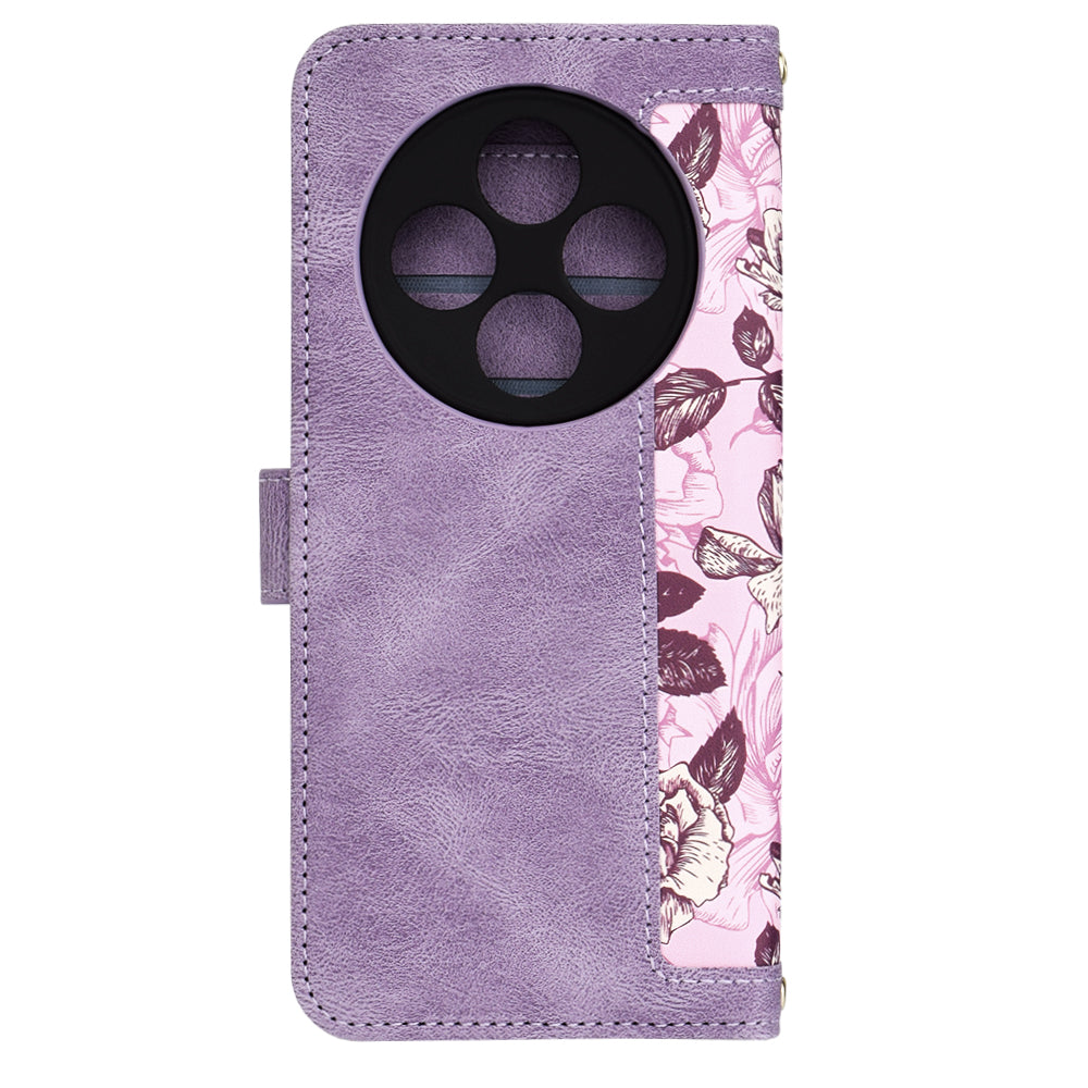 Etui til Xiaomi Poco C75 / Redmi 14C, Techsuit, FlipCraft, Lilla