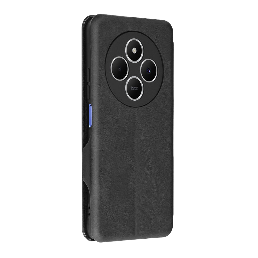 Etui til Xiaomi Poco C75 / Redmi 14C, Techsuit, Safe Wallet Plus, Sort