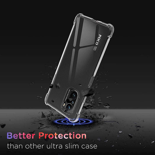 Cover til Xiaomi Poco F3 / Mi 11i, Techsuit, Stødabsorberende Klar, Transparent