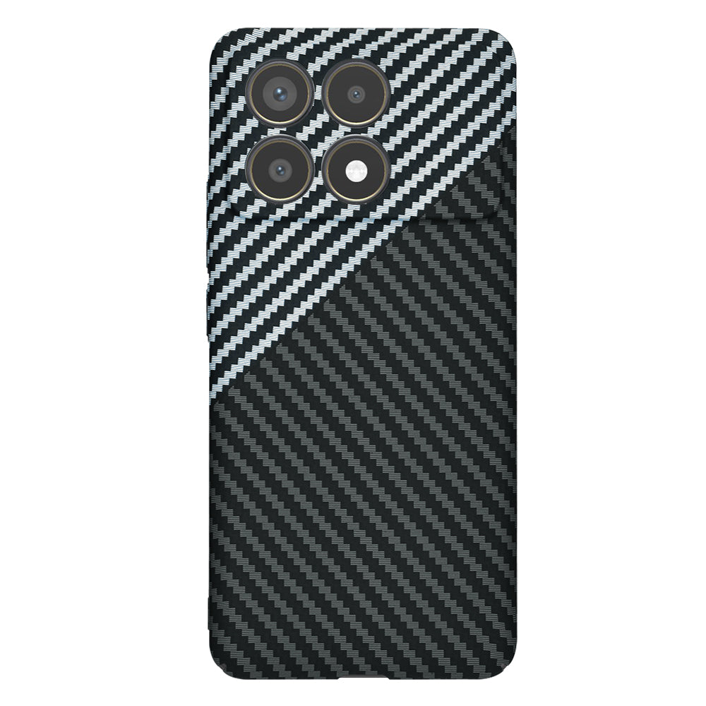 Cover til Xiaomi Poco F6 Pro, Techsuit, Carbonite FiberShell, Sort Grå