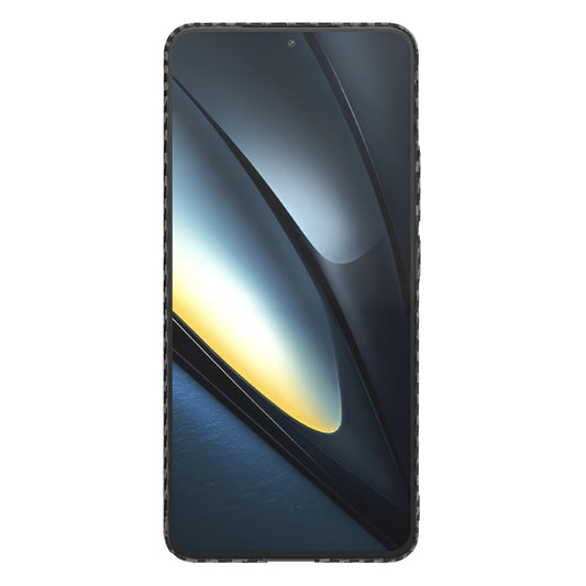 Cover til Xiaomi Poco F6 Pro, Techsuit, Carbonite FiberShell, Sort