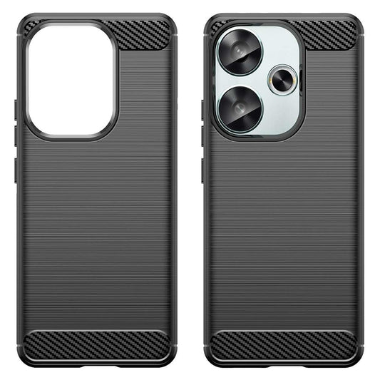 Cover til Xiaomi Poco F6, Techsuit, Carbon, Sort