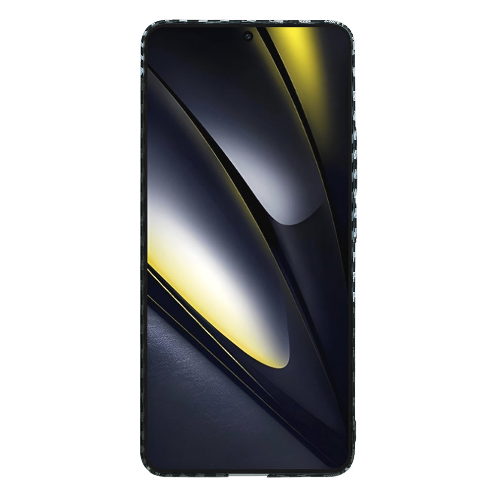 Cover til Xiaomi Poco F6, Techsuit, Carbonite FiberShell, Sort Grå
