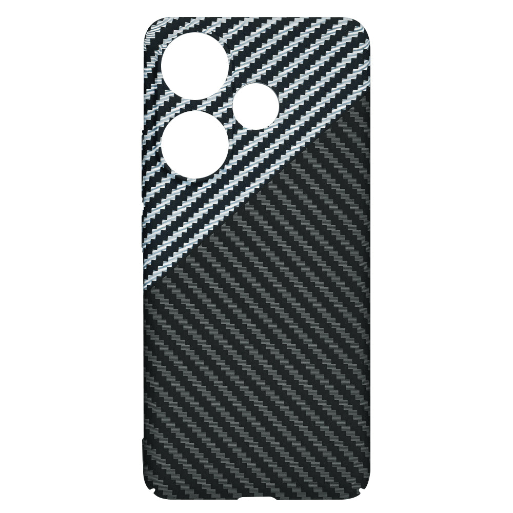 Cover til Xiaomi Poco F6, Techsuit, Carbonite FiberShell, Sort Grå
