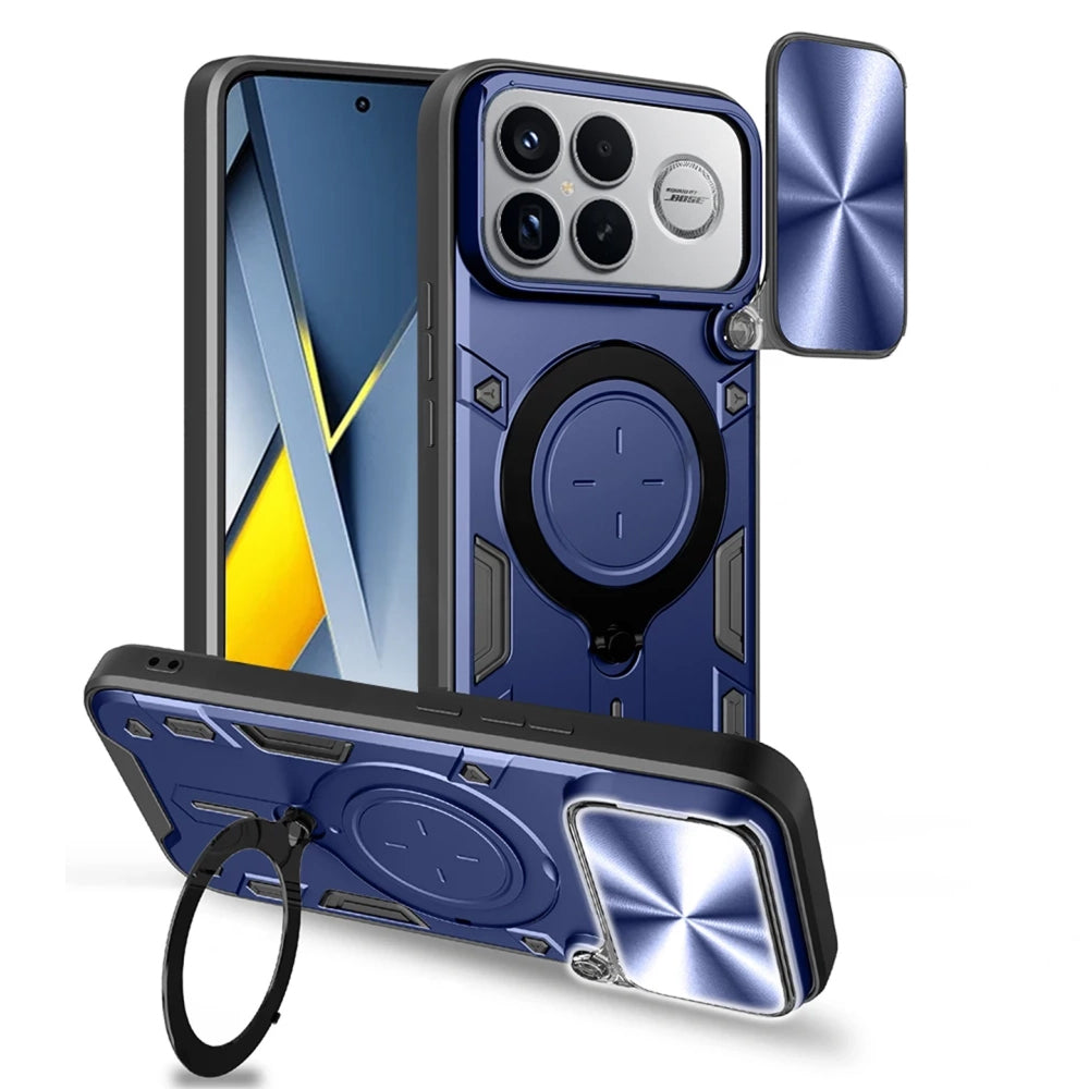 Etui til Xiaomi Poco F8 Ultra, Techsuit, CamGuard Pro, Blå