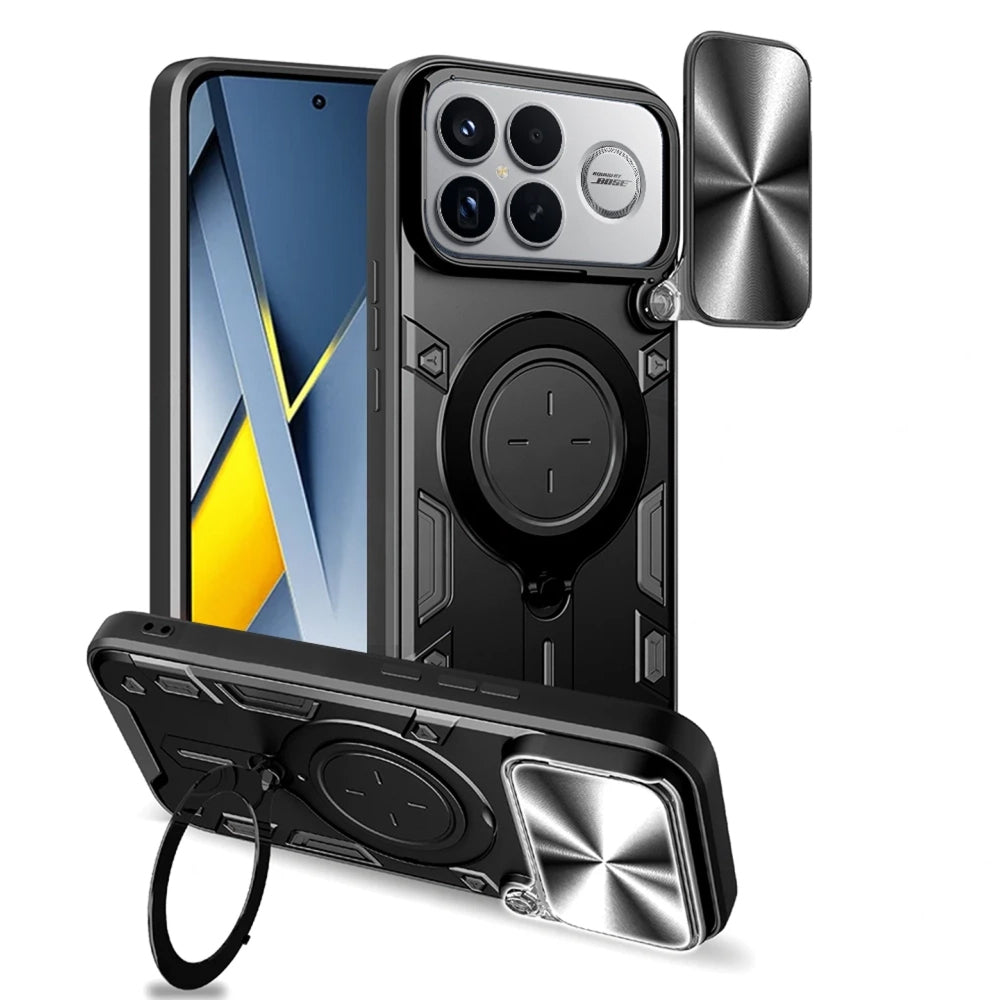 Etui til Xiaomi Poco F8 Ultra, Techsuit, CamGuard Pro, Sort