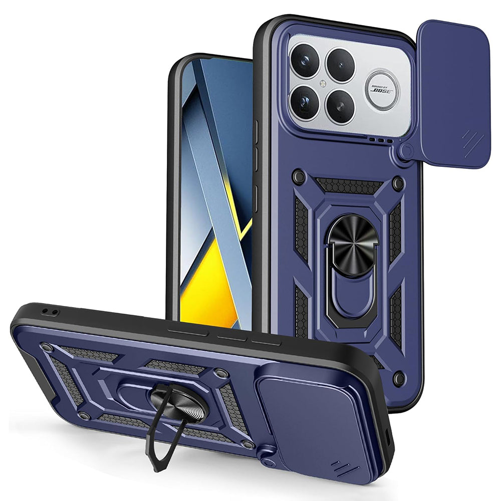 Etui til Xiaomi Poco F8 Ultra, Techsuit, CamShield, Blå