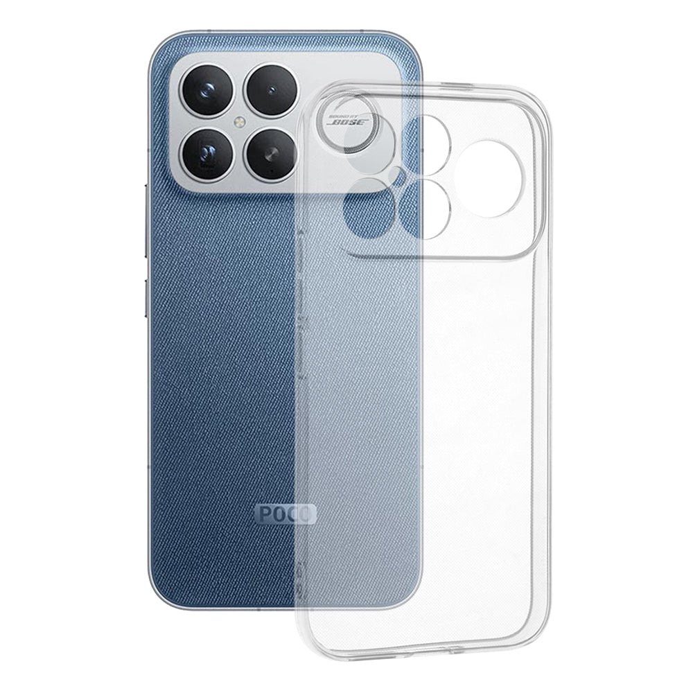 Etui til Xiaomi Poco F8 Ultra, Techsuit, Klar, Gennemsigtig