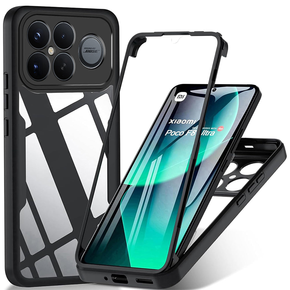 Etui til Xiaomi Poco F8 Ultra, Techsuit, ColorVerse 360, Sort