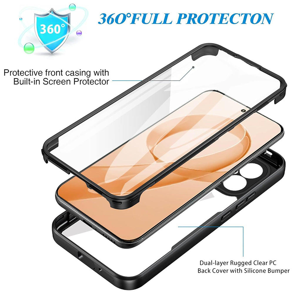 Etui til Xiaomi Poco F8 Ultra, Techsuit, ColorVerse 360, Sort
