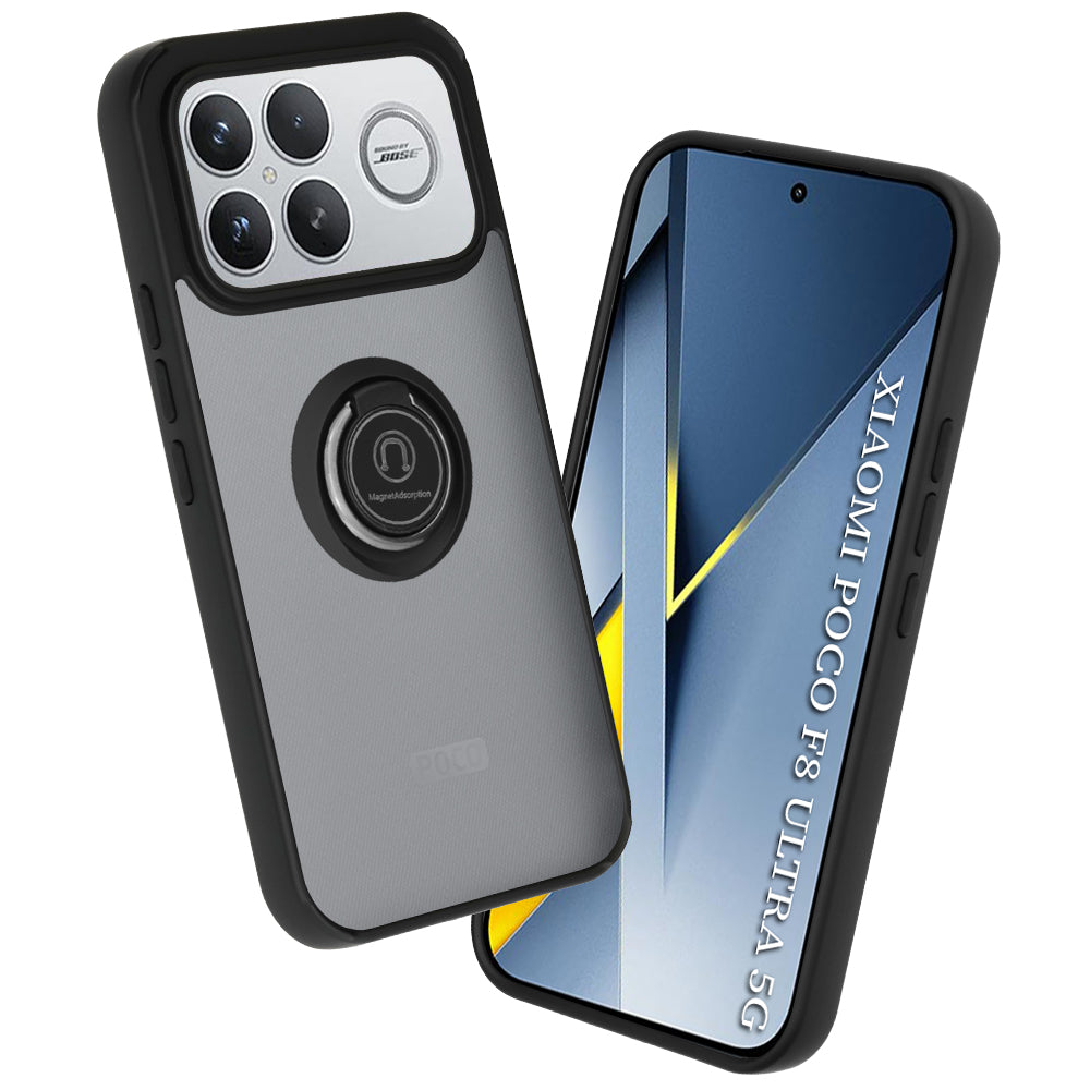 Etui til Xiaomi Poco F8 Ultra, Techsuit, Glinth, Sort
