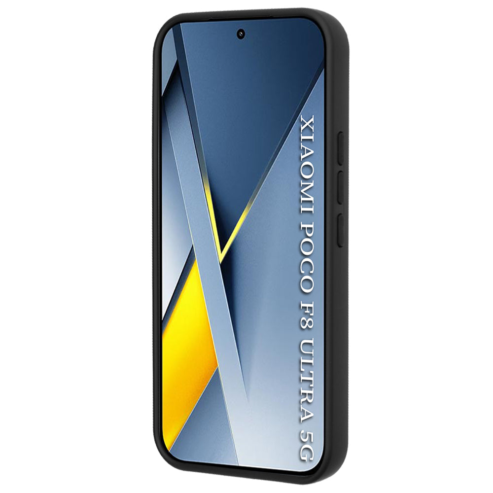 Etui til Xiaomi Poco F8 Ultra, Techsuit, Glinth, Sort