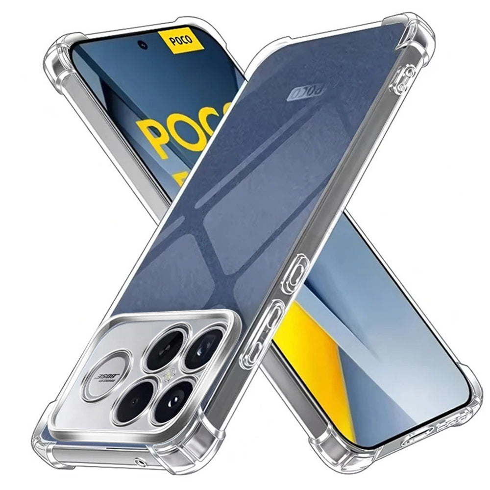 Etui til Xiaomi Poco F8 Ultra, Techsuit, Shockproof Clear, Gennemsigtig