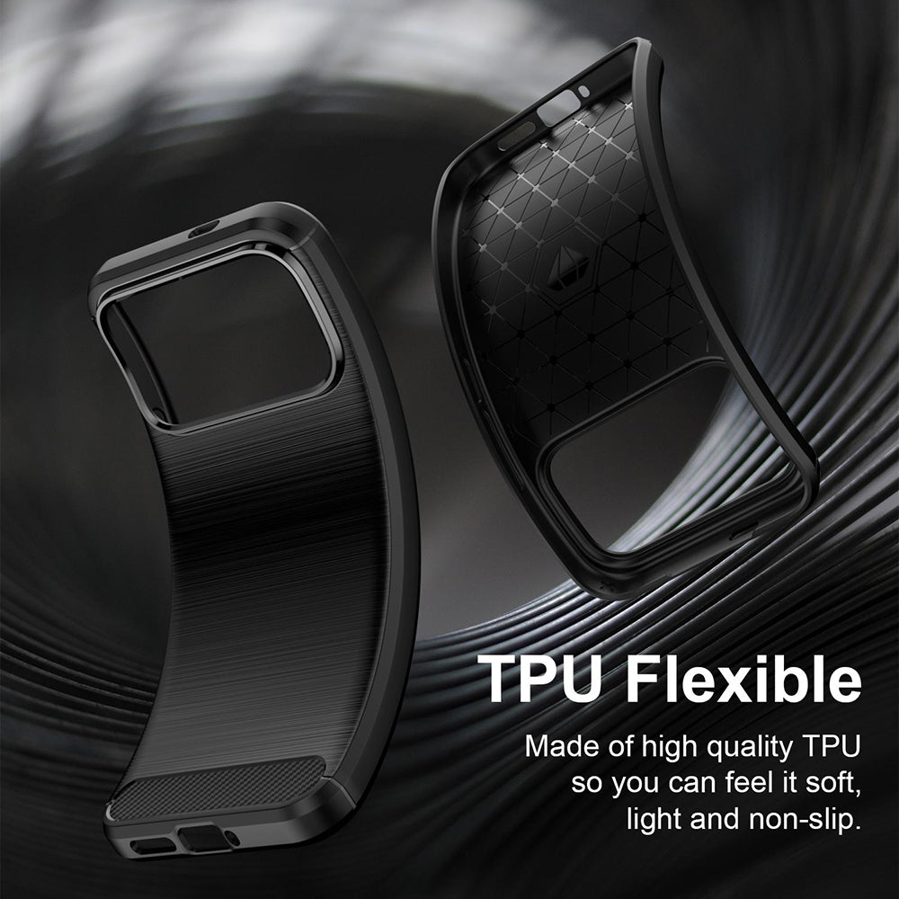 Cover til Xiaomi Poco F9 Pro, Techsuit, Carbon, Sort