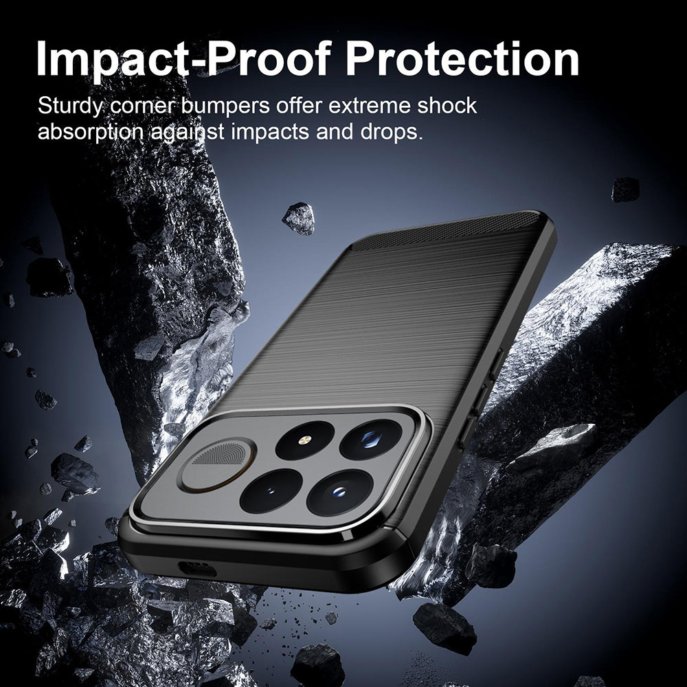 Cover til Xiaomi Poco F9 Pro, Techsuit, Carbon, Sort