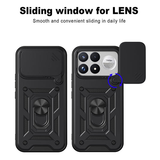 Cover til Xiaomi Poco F9 Ultra, Techsuit, CamShield, blå