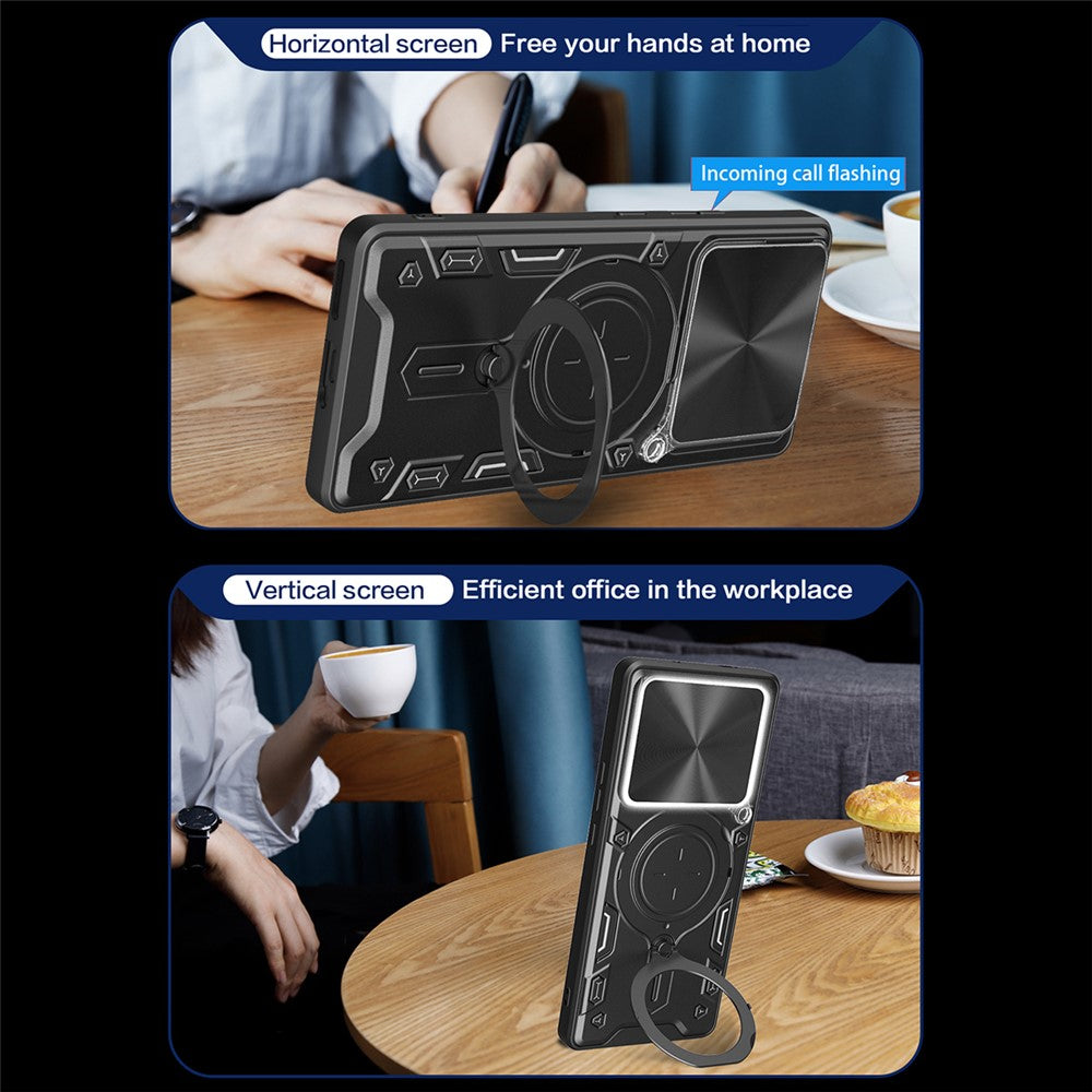 Etui til Xiaomi Poco M8 Pro / Redmi Note 15 Pro+ 5G, Techsuit, CamGuard Pro, Rød