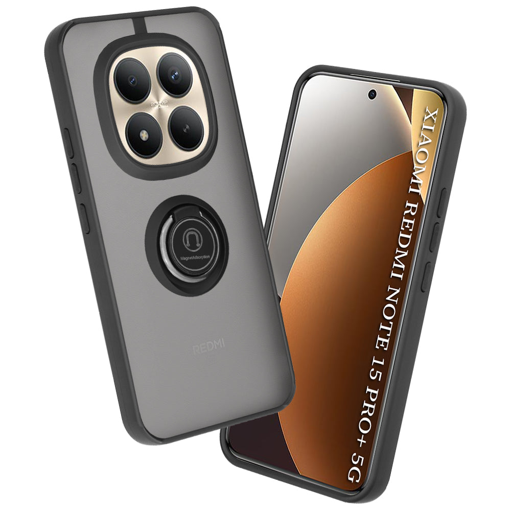 Etui til Xiaomi Poco M8 Pro / Redmi Note 15 Pro+ 5G, Techsuit, Glinth, Sort
