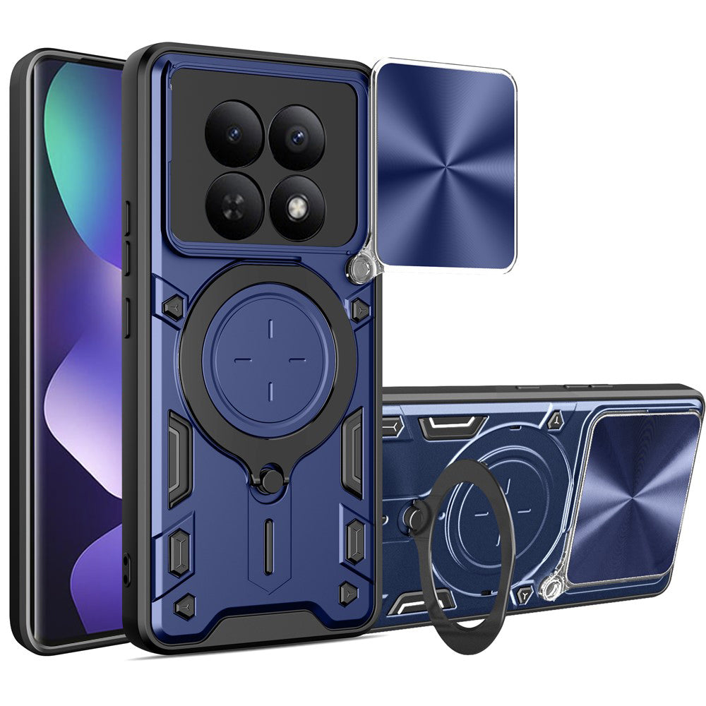 Etui til Xiaomi Poco M8 / Redmi Note 15 5G / Note 15 4G, Techsuit, CamGuard Pro, Blå