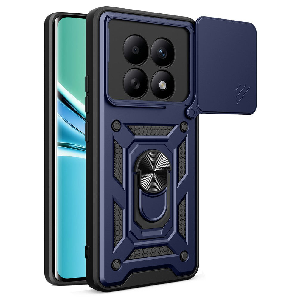 Etui til Xiaomi Poco M8 / Redmi Note 15 5G / Note 15 4G, Techsuit, CamShield, Blå