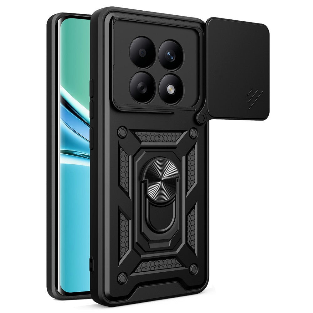 Etui til Xiaomi Poco M8 / Redmi Note 15 5G / Note 15 4G, Techsuit, CamShield, Sort