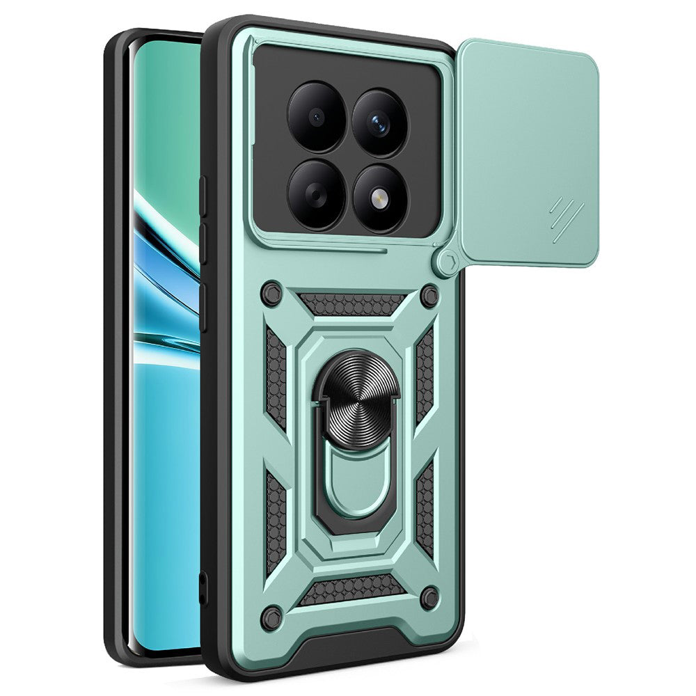 Etui til Xiaomi Poco M8 / Redmi Note 15 5G / Note 15 4G, Techsuit, CamShield, Grøn