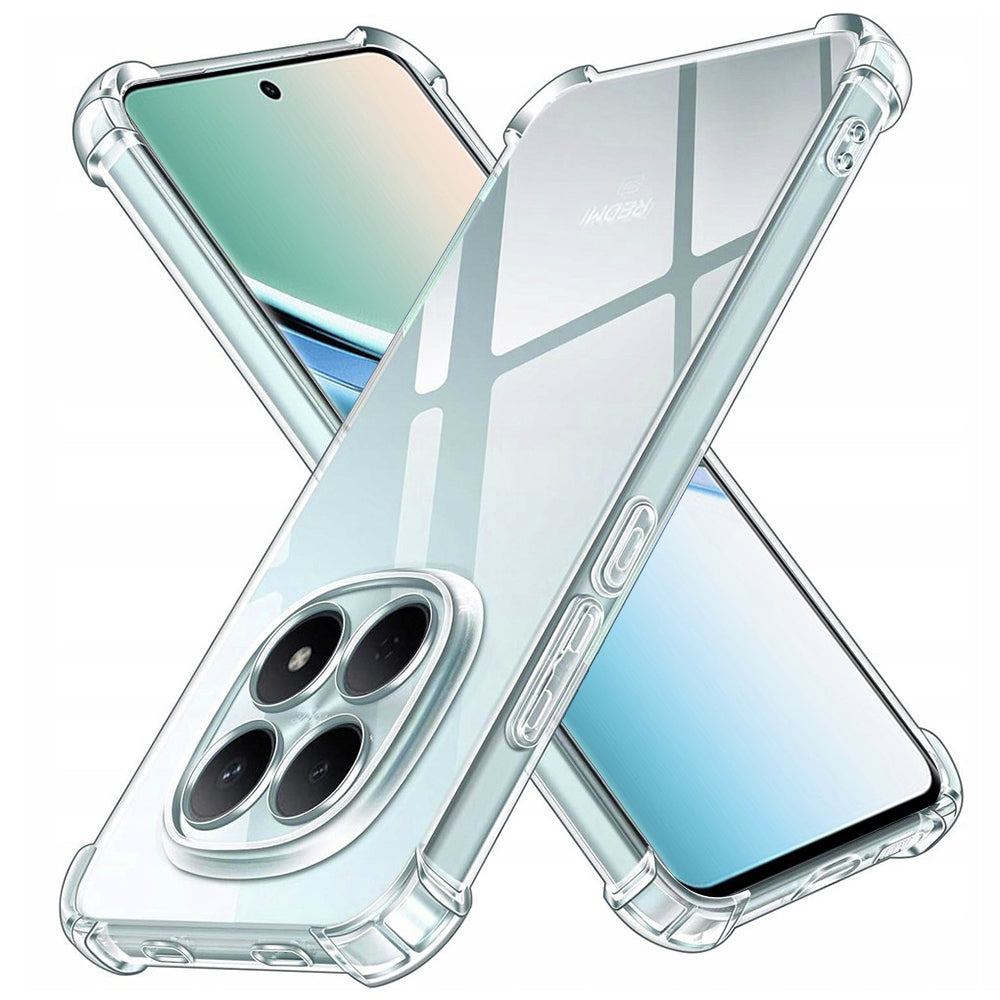 Etui til Xiaomi Poco M8 / Redmi Note 15 5G / Note 15 4G, Techsuit, Stødsikker Klar, Gennemsigtig