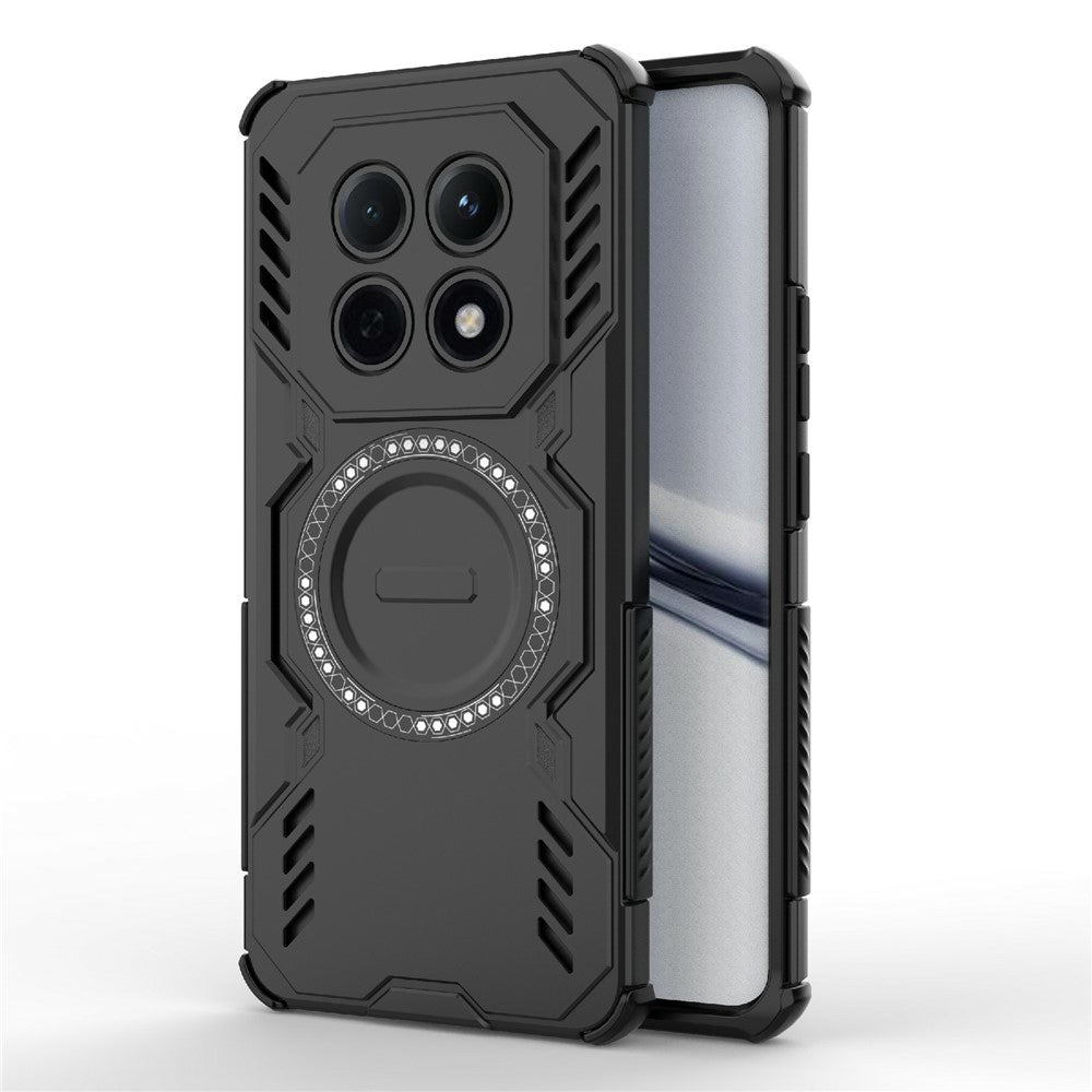 MagSafe Case for Xiaomi Poco M8 / Redmi Note 15 5G, Techsuit, ArmorMag, Black