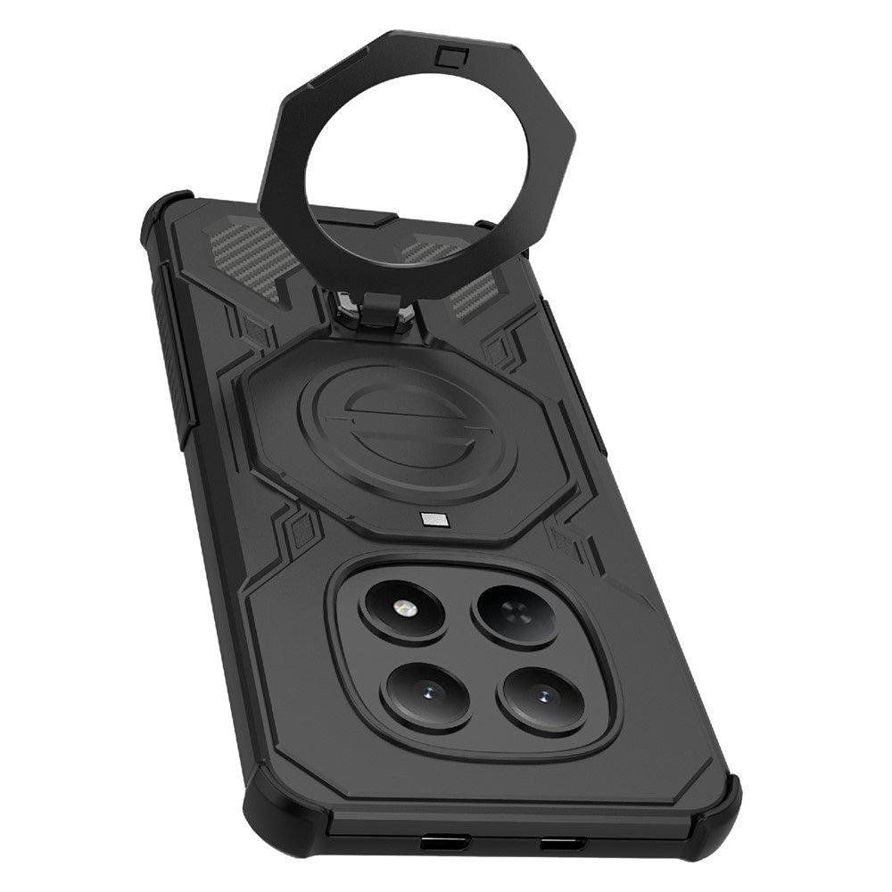 Etui til Xiaomi Poco M8 / Redmi Note 15 5G, Techsuit, Carbon Shield Pro, Sort